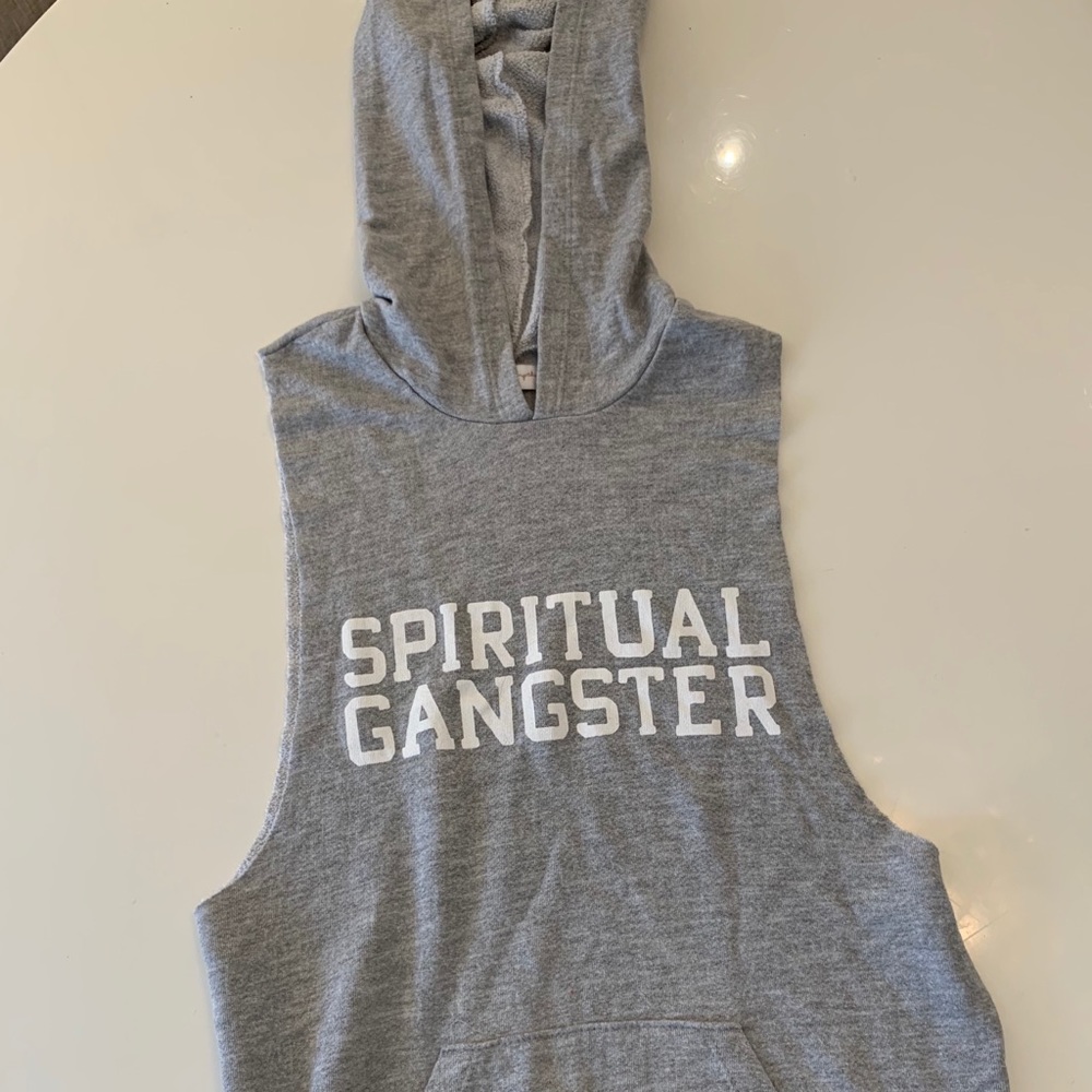 Spiritual gangster muscle t sweatshirt